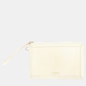 Charriol Beige Leather Chameleon Pouches