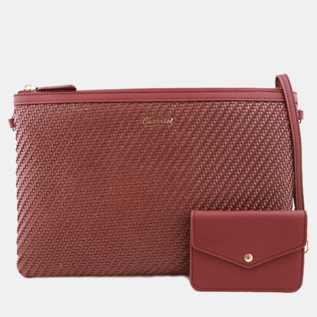 luxury-women-charriol-new-handbags-p887339-002 Charriol Burgundy Leather Christina Pouches