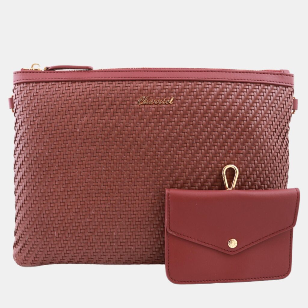 luxury-women-charriol-new-handbags-p887340-002 Charriol Burgundy Leather Christina Pouches