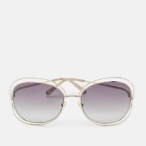 Chloe Grey/Gold Gradient CE119S Frame Oversized Sunglasses