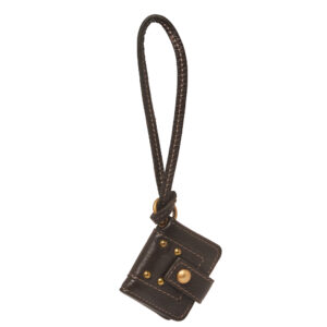 Chloe Dark Brown Leather Key Holder