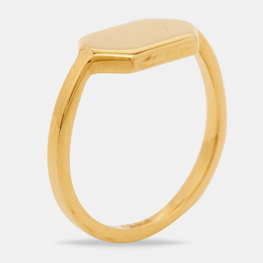luxury-women-chloe-used-accessories-p741050-002 Chloe Gold Tone Ring Size 54