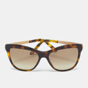 Chopard Tortoise Brown Gradient SCH189S Crystals Cat Eye Sunglasses