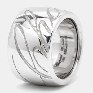 Chopard Chopardissimo 18k White Gold Ring Size 51