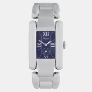 Chopard Happy Sport Steel Mop Dial Leather Strap Ladies Quartz Watch 288448-2001 35 mm