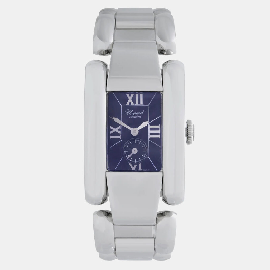 luxury-women-chopard-used-watches-p1102978-011.jpg Chopard La Strada Geneve 418380 Stainless Steel Blue Dial Quartz Ladies Watch 24 mm