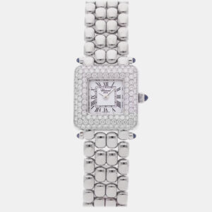 Chopard Happy Sport 10/6115-23 Quartz 18K Yellow Gold Diamond Dial Women's Wristwatch 22mm