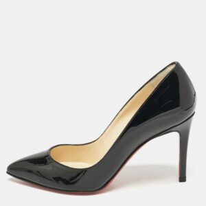 Christian Louboutin Black Patent Leather Pigalle Pumps Size 34.5