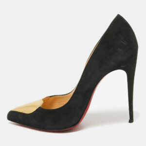 Christian Louboutin Black Suede Doracora Pumps Size 37.5