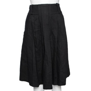 Class by Roberto Cavalli Black Cotton High Waist Skirt S