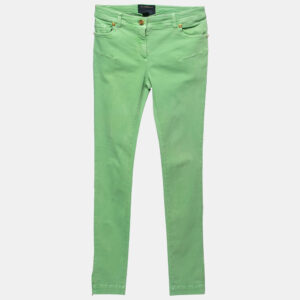 Class by Roberto Lime Green Denim Skinny Jeans S Waist 26"