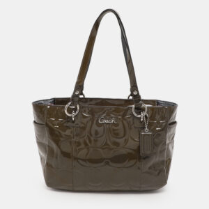 Cole Haan Brown Woven Leather Shoulder Bag