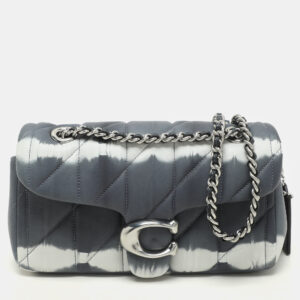 Coach Grey Tie Dye Leather Tabby 20 Shoulder Bag