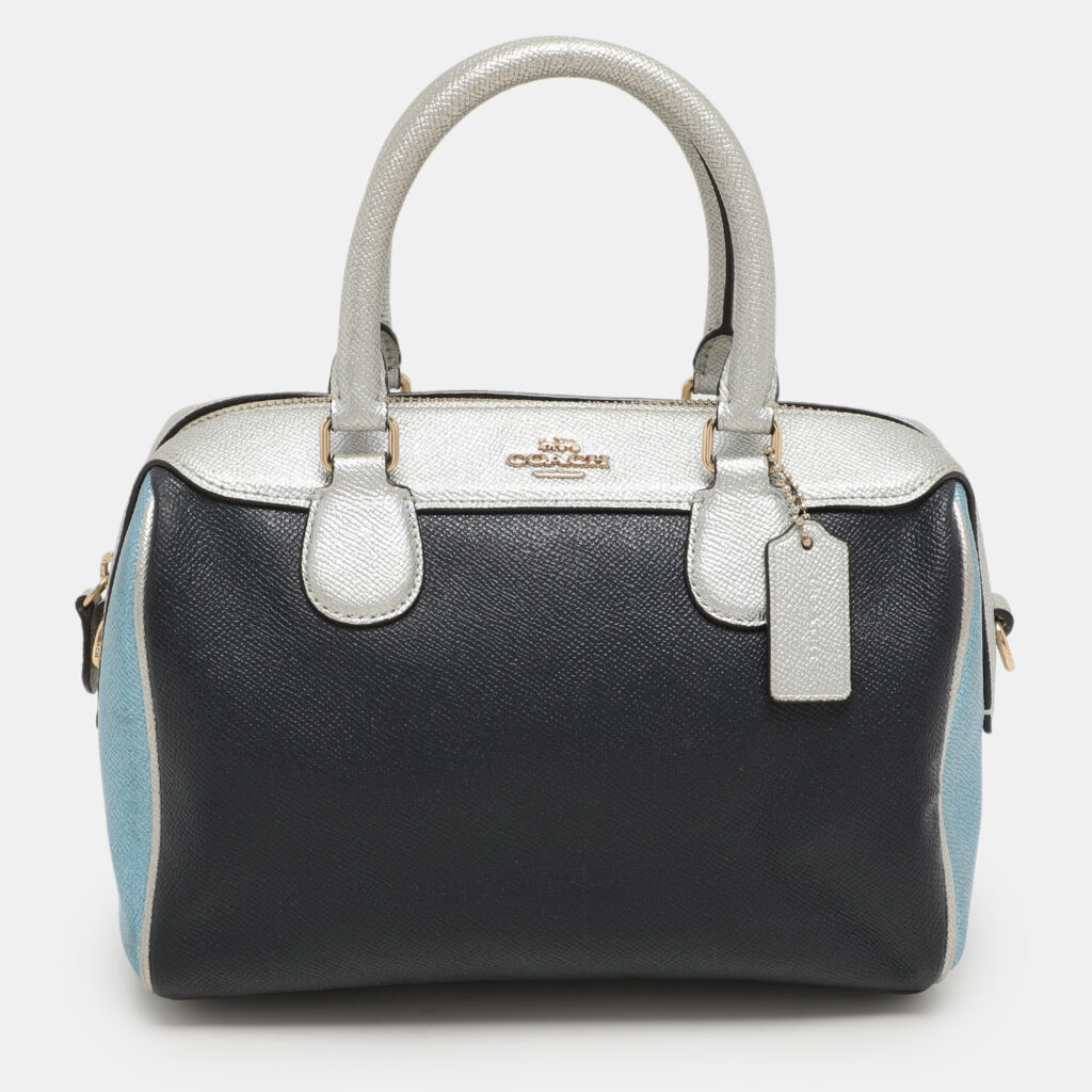 luxury-women-coach-used-handbags-p1154053-001 Coach Multicolor Leather Mini Bennett Satchel