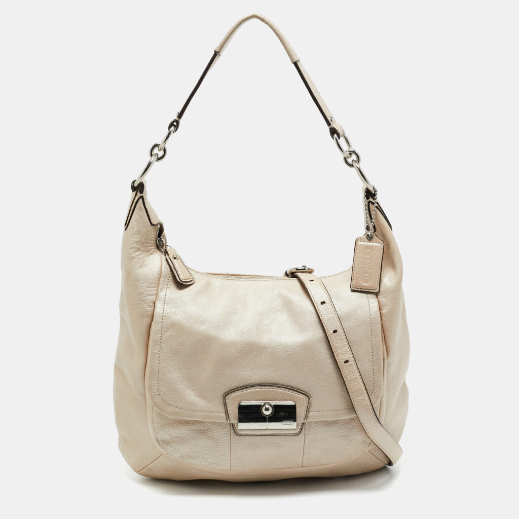 luxury-women-coach-used-handbags-p913148-013 Coach Ivory Leather Kristin Hobo