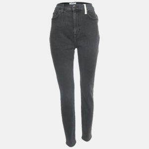 Current Elliott Grey Denim The Ultra High Waist Skinny Jeans L Waist 32"