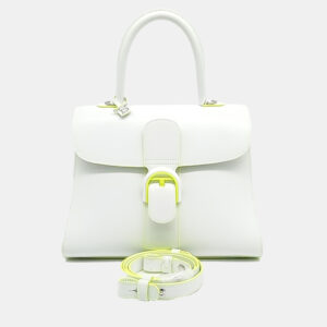Delvaux White Leather Briand MM bag