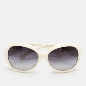 D&G White Acetate 8063 Round Sunglasses
