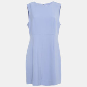 Diane Von Furstenberg Periwinkle Blue Crepe Sleeveless Carrie Dress XL