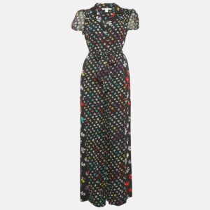Diane Von Furstenberg Floral Print Silk Caterina Jumpsuit M