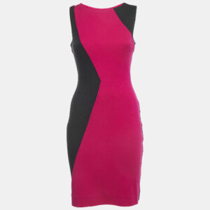 Diane Von Furstenberg Purple Wool Sleeveless Mini Dress S