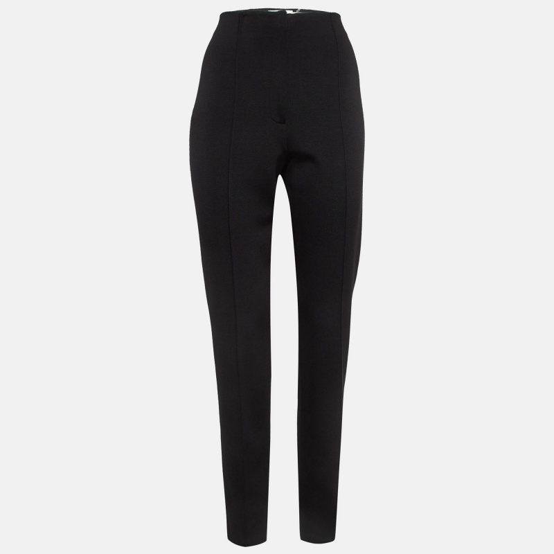 luxury-women-diane-von-furstenberg-used-clothes-p983929-1716441608-003 Diane Von Furstenberg Black Stretch Knit Pants L