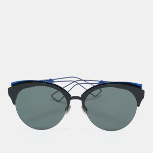 Dior Black/Blue G5V2K Diorama Club Cat Eye Sunglasses