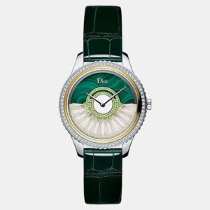 Dior Malachite Diamond Stainless Steel Grand Bal Cd153B22A001 Automatic Women's Wristwatch 36 mm