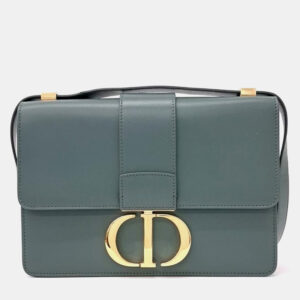 Dior Green Leather 30 Montaigne Shoulder Bag