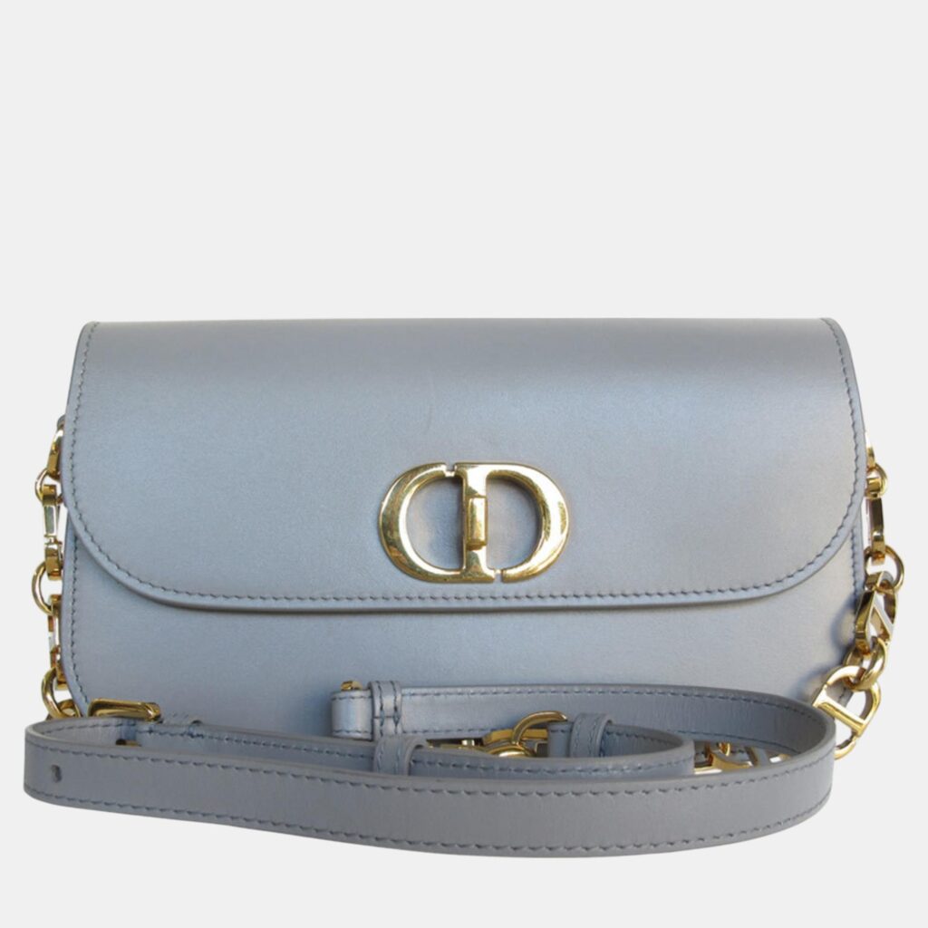 luxury-women-dior-used-handbags-p1091474-002 Dior Grey Leather 30 Montaigne Shoulder Bag