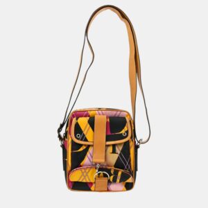 Dior Multicolor Argyle Check Shoulder Bag