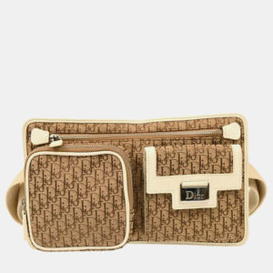 Christian Dior Brown Street Chic Trotter Belt Bum Bag
