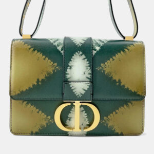 Dior Green Leather 30 Montaigne Shoulder Bag