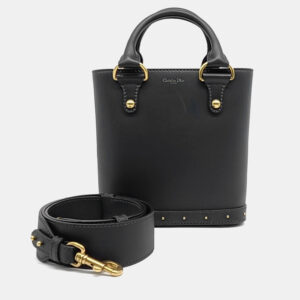 Burberry Black Leather Lola Chain Shoulder Bag