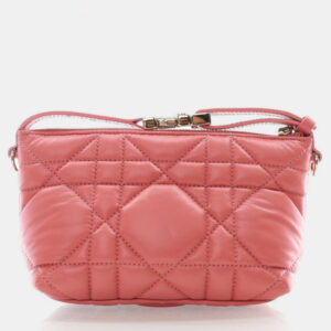 Dior DiorTravel Nomad Small Macrocannage Quilt Calfskin Pouch