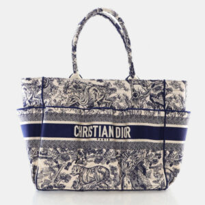 Dior Catherine Jacquard Toile De Jouy Tote Bag