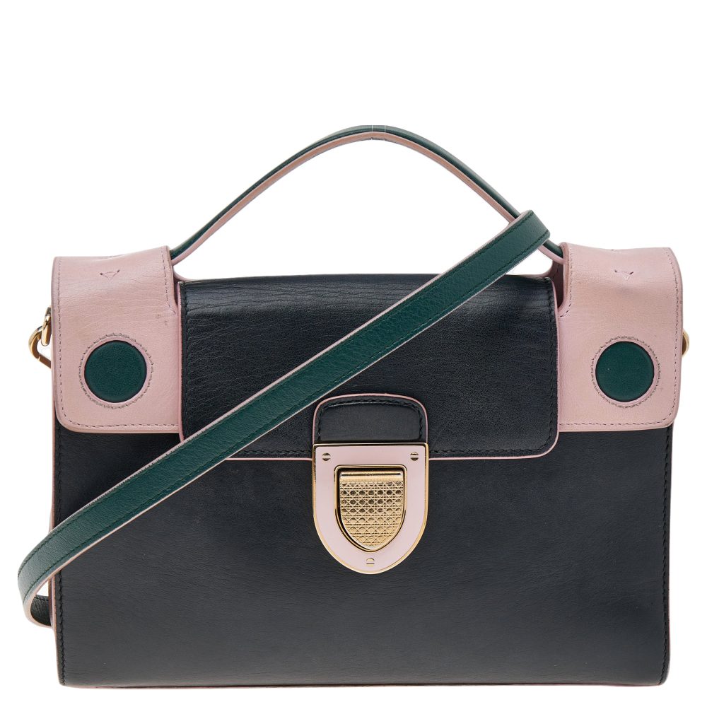 luxury-women-dior-used-handbags-p571039-007 Dior Multicolor Leather Diorever Top Handle Bag