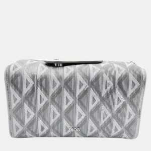 Dior Gray Canvas Ringo Shoulder Bag