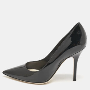 Dior Black Patent Leather Pointed Toe Pumps Size 35.5