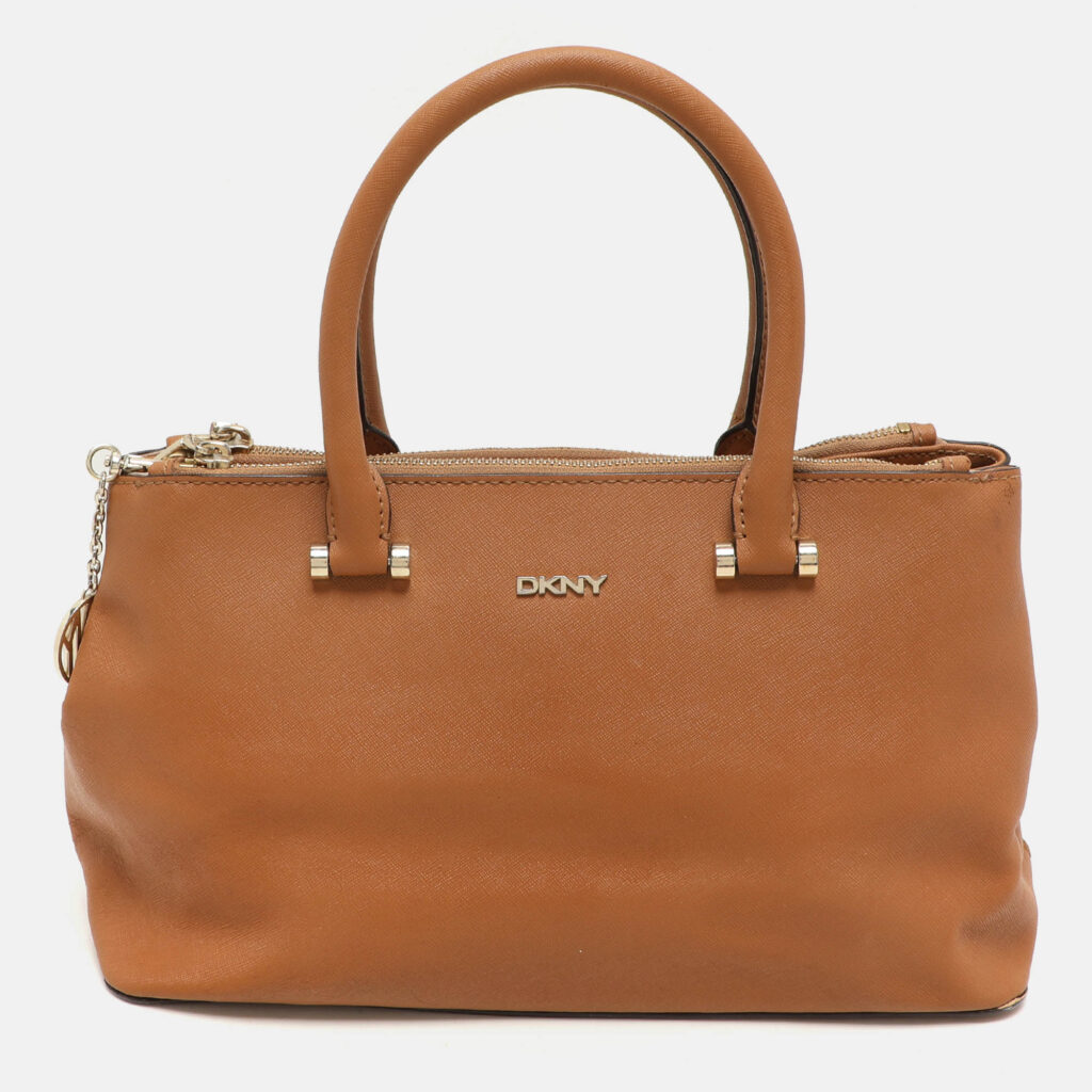 luxury-women-dkny-used-handbags-p1156269-024 DKNY Brown Leather Bryant Park Satchel