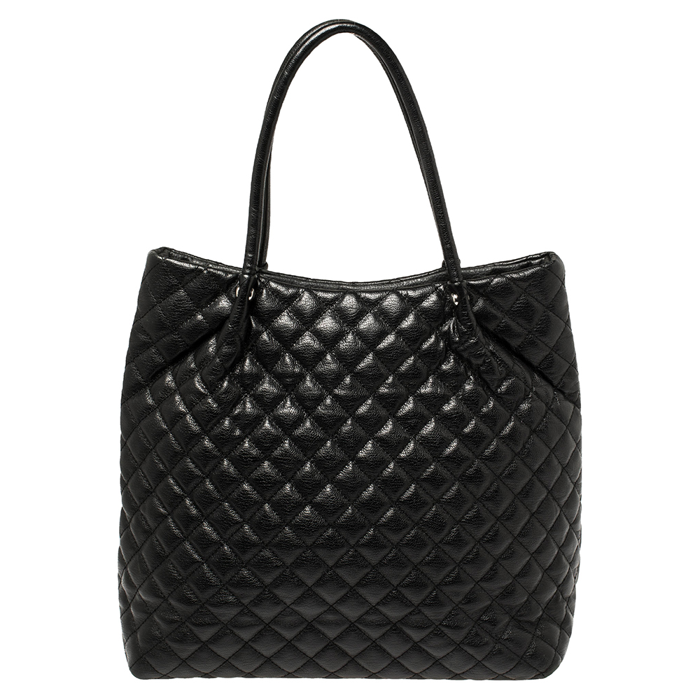 luxury-women-dkny-used-handbags-p396271-011 Dkny Black Quilted Leather Tote