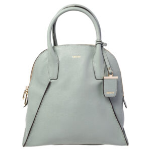 DKNY Powder Blue Leather Dome Satchel