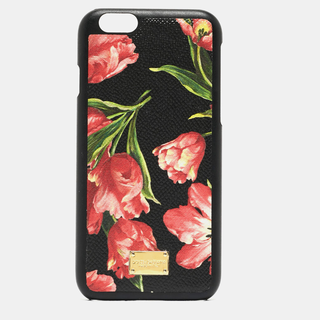 luxury-women-dolcegabbana-new-accessories-p911877-004 Dolce & Gabbana Multicolor Floral Print Leather iPhone 6 Case