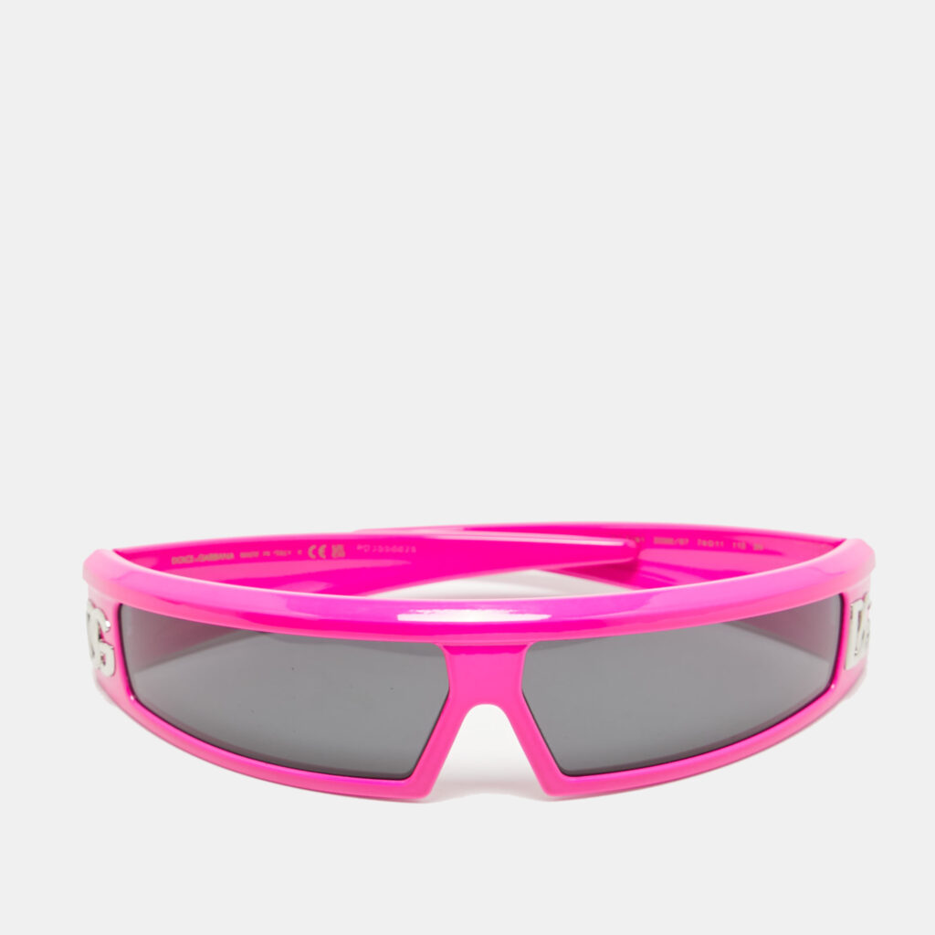 luxury-women-dolcegabbana-used-accessories-p1046929-001 Dolce & Gabbana Pink/Black DG6181 Shield Sunglasses