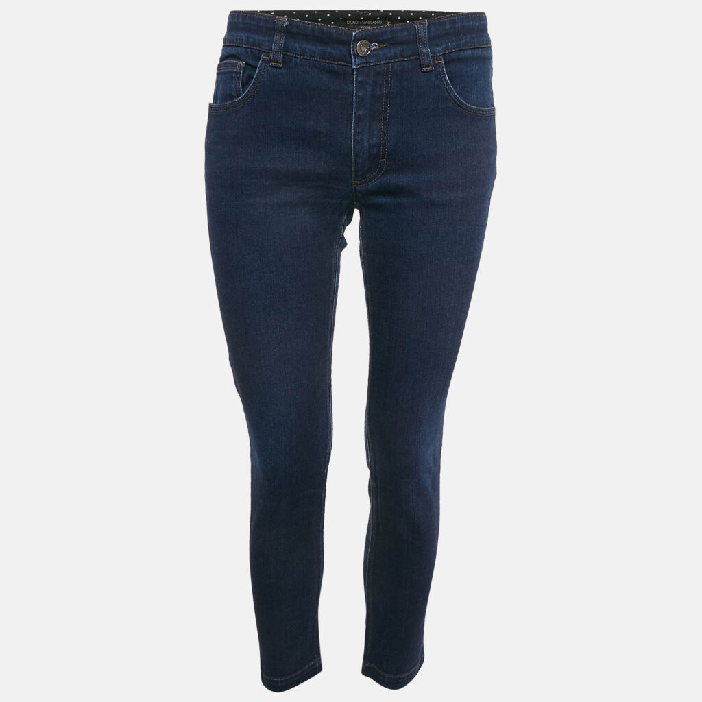 luxury-women-dolcegabbana-used-clothes-p1112116-001 Dolce & Gabbana Navy Blue Denim Kate Jeans M