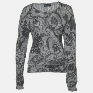 Dolce & Gabbana Grey Knit Round Neck Jumper XL