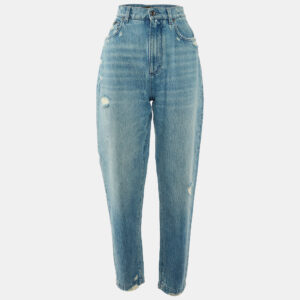 Dolce & Gabbana Blue Distressed Denim Jeans M Waist 27"