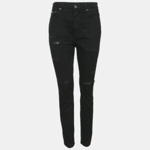 Dolce & Gabbana Black Ripped Denim Skinny Jeans M Waist 29"