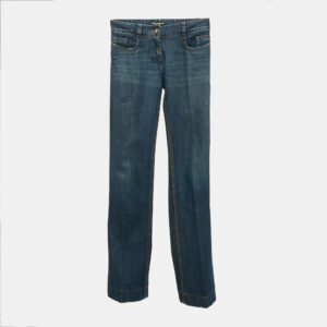 Dolce & Gabbana Blue Faded Denim Straight Leg  Jeans S Waist 26"