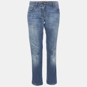 Dolce & Gabbana Blue Faded Denim Jeans M Waist 32"